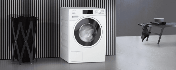 Header van de pagina over het kopen van een wasmachine!